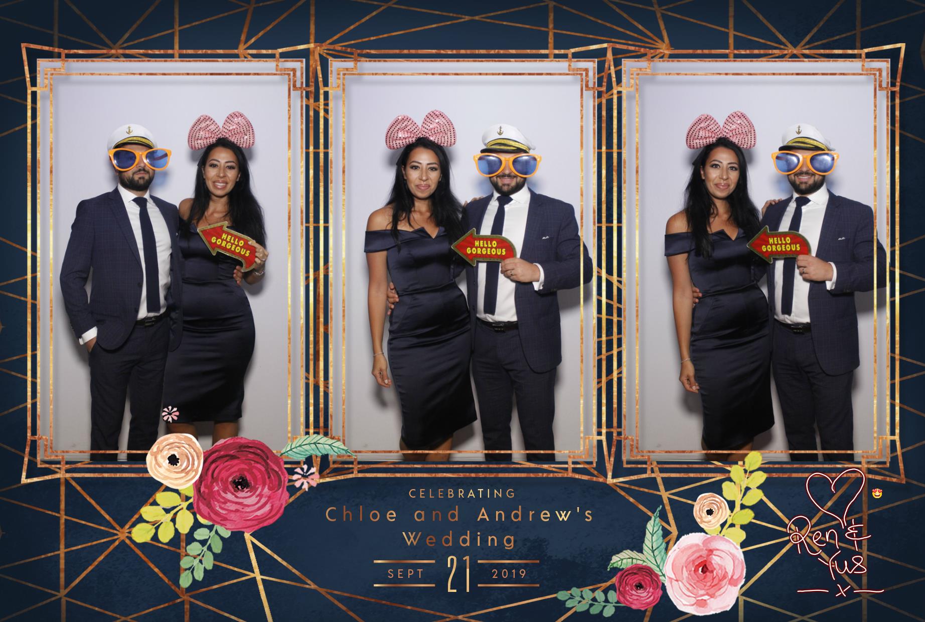 Chloe and Andrew's Wedding | View more photos from the event at gallery.myphotoboothexperience.co.uk/u/MyPhotoBoothExperienceLtd/Chloe-and-Andrews-Wedding